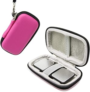 Surdarx Heart Monitor Carrying Case for AliveCor Kardia Mobile ECG/Personal EKG KardiaMobile/SnapECG Monitor for Heart Rate Monitor (Pink)