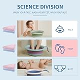 Lanjue 6 Pack Cotton Face Cloths 20x20cm Flannel Washcloths Reusable Makeup view 2
