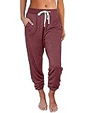 AUTOMET Sweatpants Women with Pockets Lounge Pajama