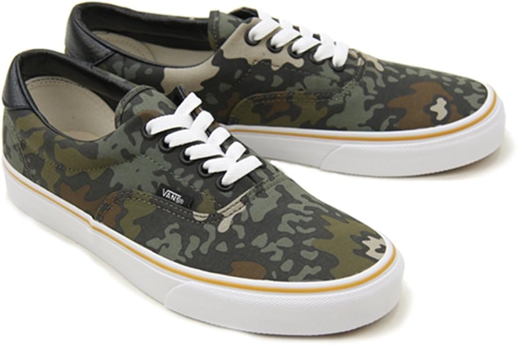 Amazon Vans バンズ Era59 エラ 迷彩柄キャンパススニーカー Floral Camo Army フローラルカモ 迷彩 ラバーソール 靴 シューズ メンズ 9 5 Vans バンズ スニーカー