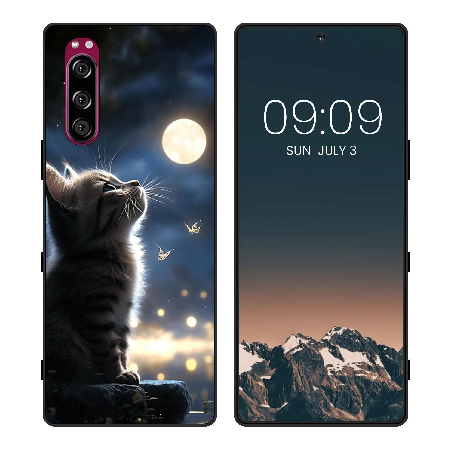 WUACYEAMING for Sony Xperia 5 Cute Case,Soft