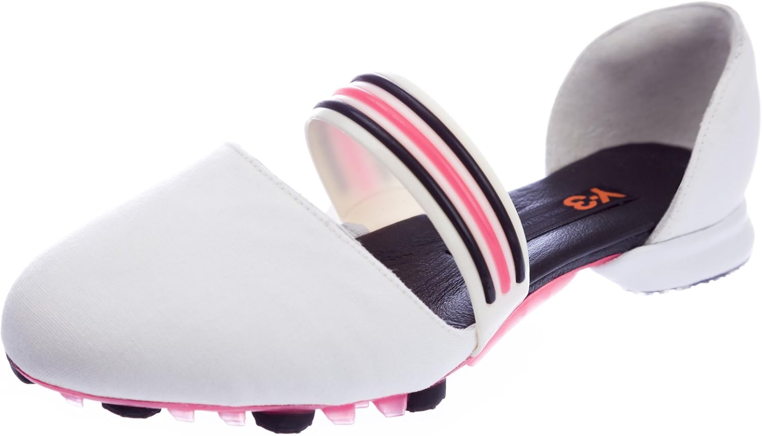 red leather ballerinas