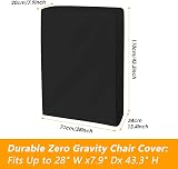 Donken Garden Chair Covers 2 Pack, Waterproof UV Resistant 110x71cm view 3