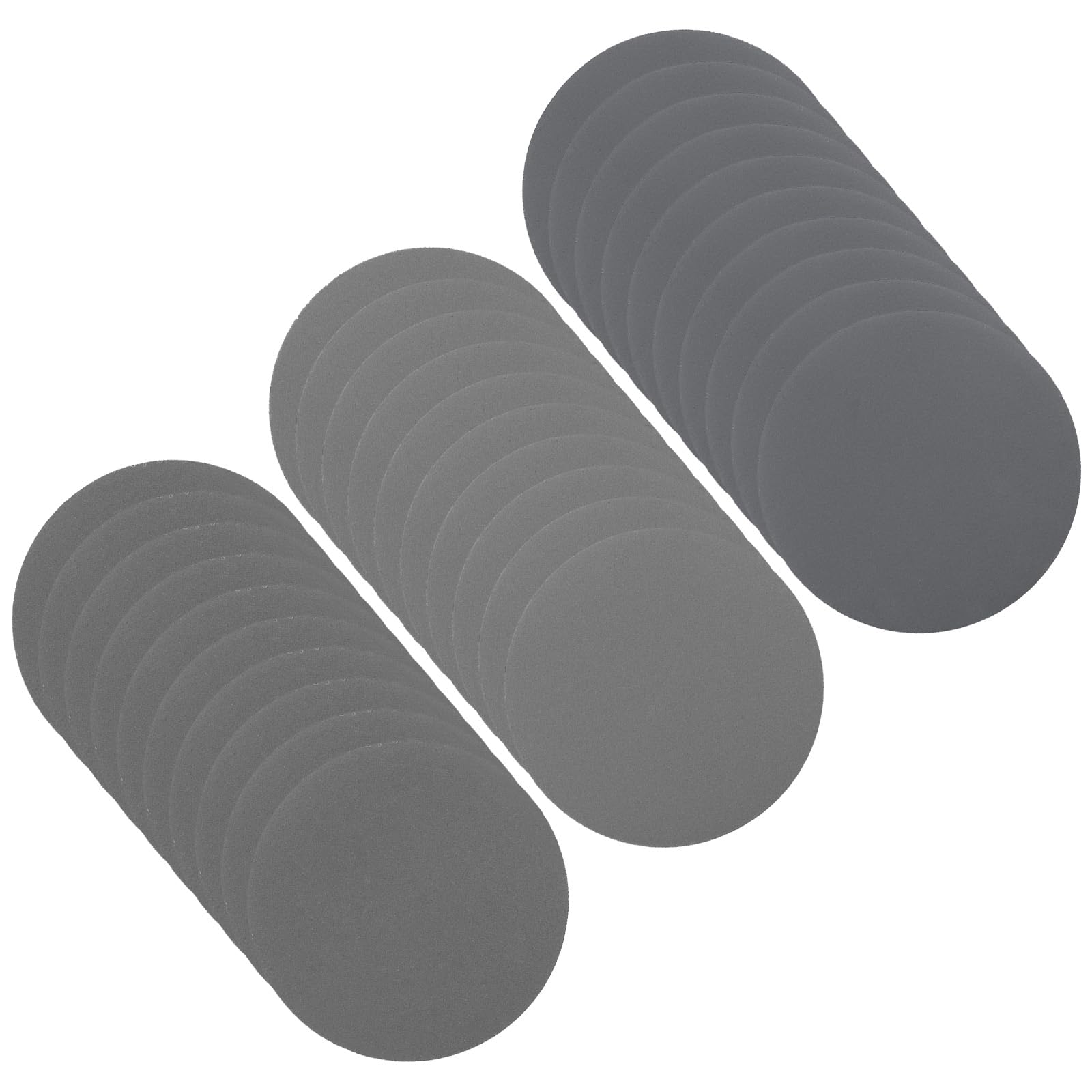 CoCud Hook & Loop Sanding Disc, 2" Dia 1500/2000/2500 Assorted Grit, No Hole Wet Dry Orbital Sandpaper Silicon Carbide - (Applications: for Wood or Metal Polishing), 30-Pieces