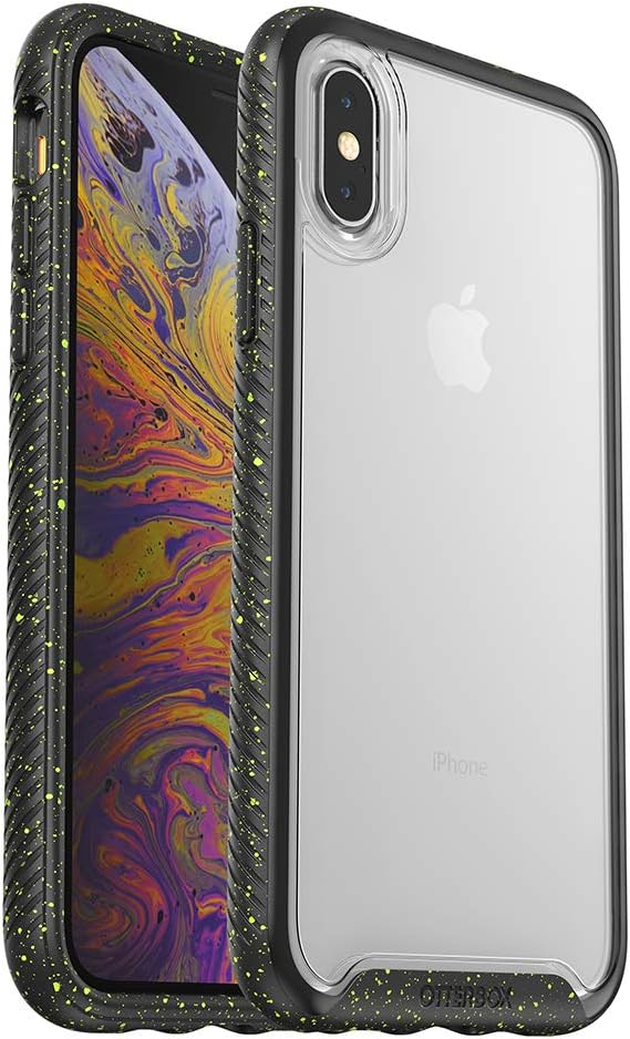 OtterBox Clear Case with Colorful Grip Edge for iPhone Xs