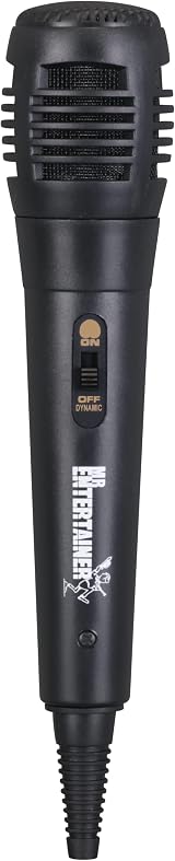 Mr Entertainer Karaoke Dynamic Wired Microphone Black view 3