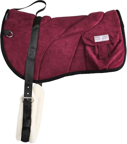 Tapis De Selle "dos Nu" Pour Cheval - Taille Avec Circonférence, Antidérapant, Neuf