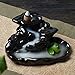 Pixnor Ceramic Glaze Incense Smoke Cone Burner Backflow Censer Tower Holder