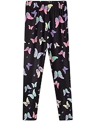 Noomelfish Girls Butterfly Printed Leggings Soft