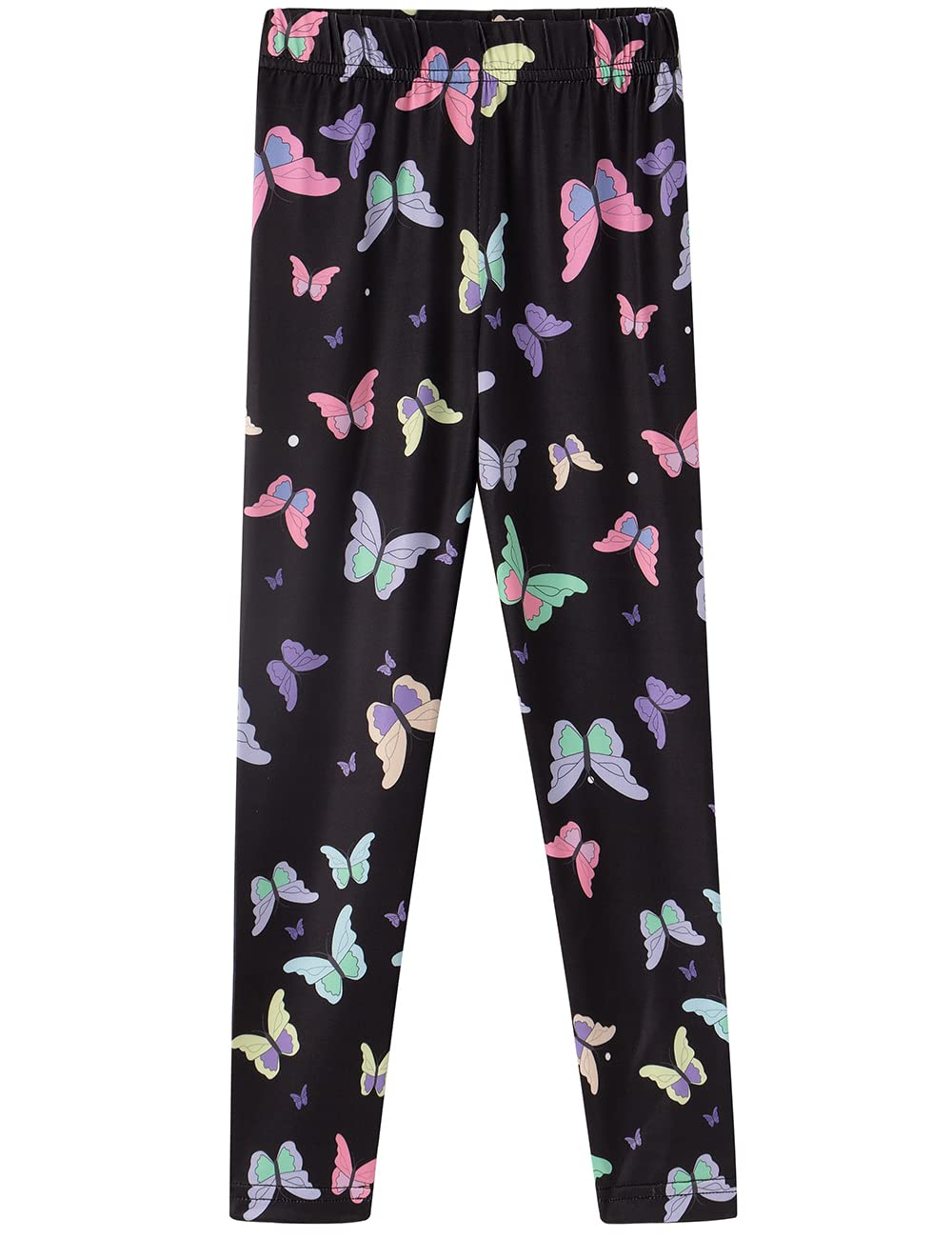 Noomelfish Girls Butterfly Printed Leggings Soft