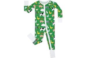Little Sleepies Pajamas for Baby Boys & Girls, Viscose from Bamboo Baby Pajamas, Snug Baby Sleeper, Toddler PJs, 2-Way Zipper