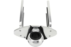 Wakeboard Tower Rack - Quick Release, Holds 2 Boards, Polished Aluminum Rack, Fits Clamp Tubing Sizes 1.89-2.48in, Board, Fle