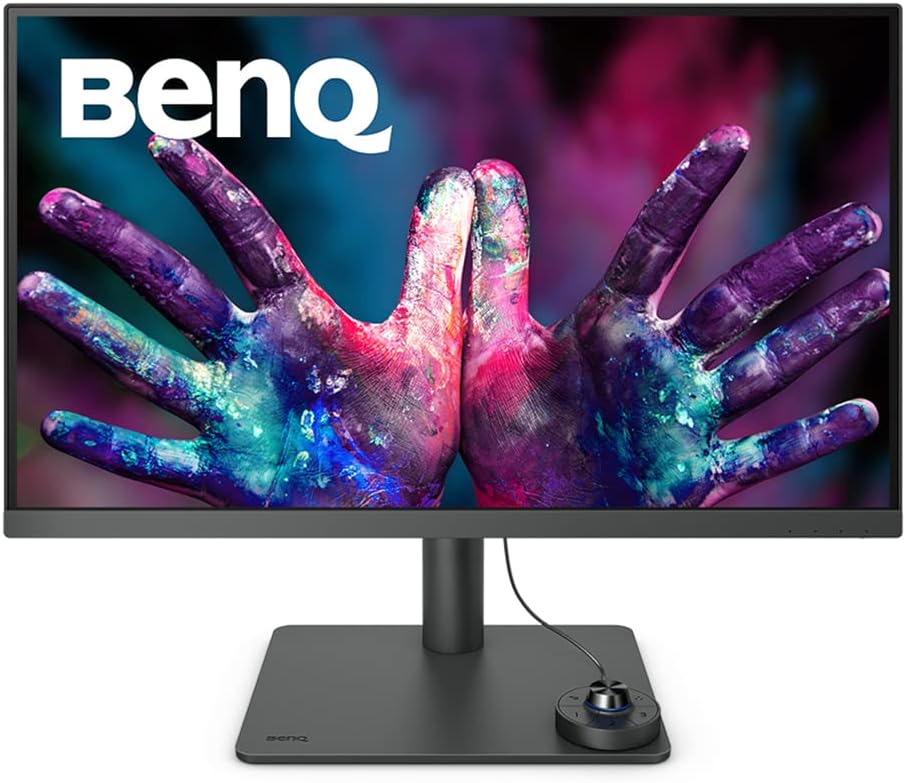 BenQ PD2705U 27 Inch 4K IPS Monitor for Designers USB-C 65W KVM