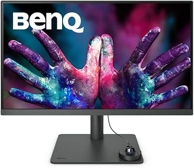 BenQ PD2705U 27 Inch 4K IPS Monitor for Designers USB-C 65W KVM
