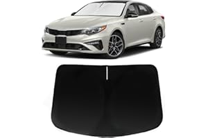 PAIMOHO Windshield Sun Shade for KIA Optima 2016-2020, Car Front Window Sunshade with 240T Sun Visor Protector Blocks UV Rays Heat Sun Shield Accessories