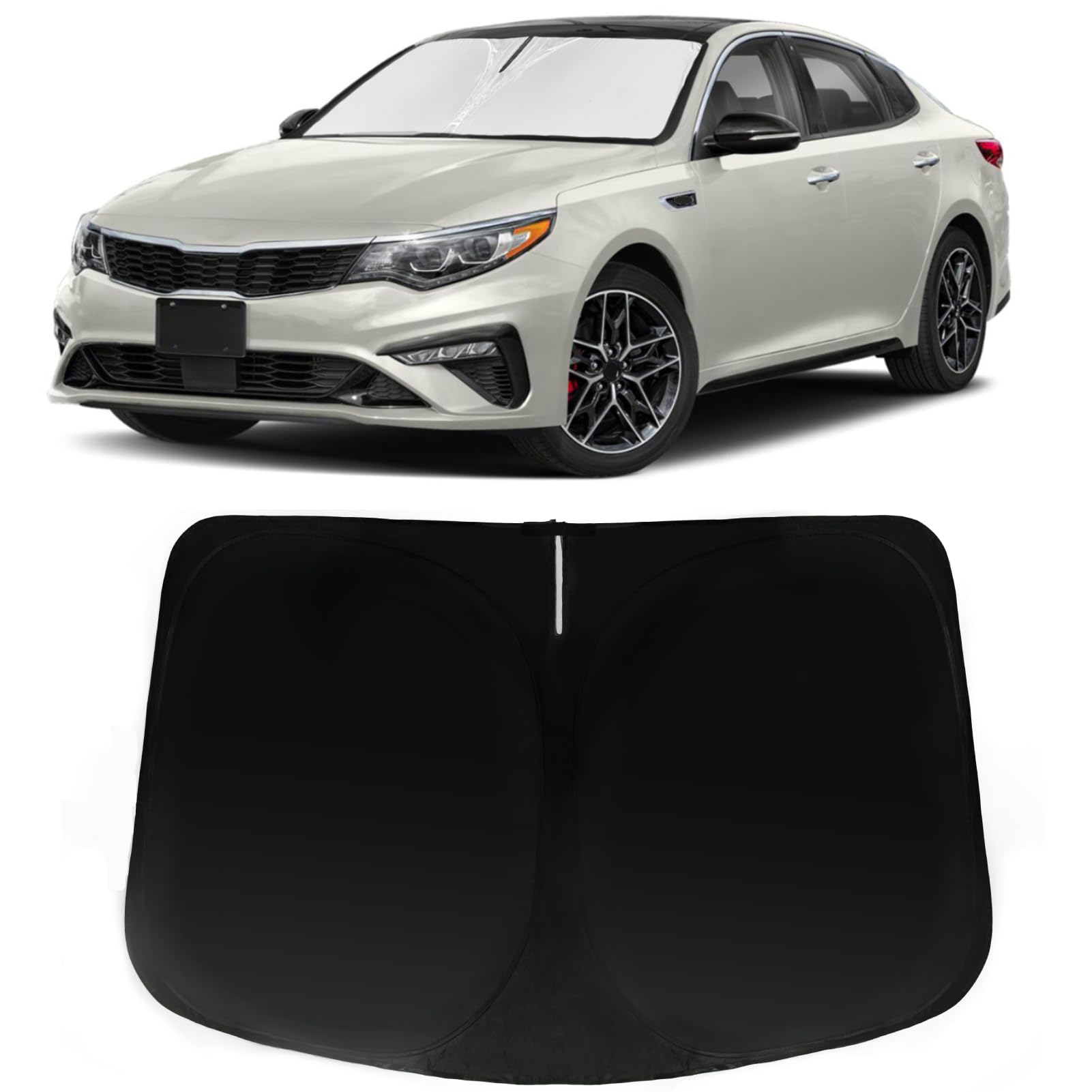 PAIMOHO Windshield Sun Shade for KIA Optima 2016-2020 Optima Accessories