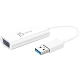 j5create USj5create USB to VGA Adapter Cable- Multi-Monitor Desktop Display USB Video Card Converter | 1080p HD Playback | Co