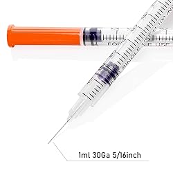 U-100 1ml 30 Gauge 5/16" Syringe, Individually