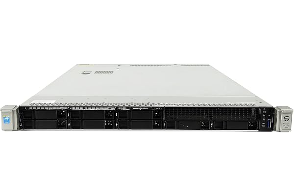 HP ProLiant DL360 G9 Gen 9 8 Bay SFF 1U Server, 2X E5-2680 V3 2.5GHz 12 Core, 64GB DDR4, 4X 1.2TB 10K SAS 12Gbps 2.5 Drives (Renewed)
