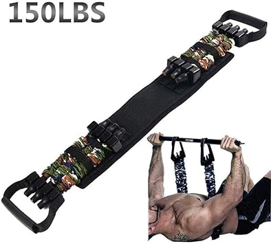 Amazon バストトレーニング用のフィットネスチェストエキスパンダー 調整可能なベンチプレスアシストレジスタンスバンド男性 用のレジスタンスバンド付きの取り外し可能なチェストエキスパンダー Amazom トレーニングベルト