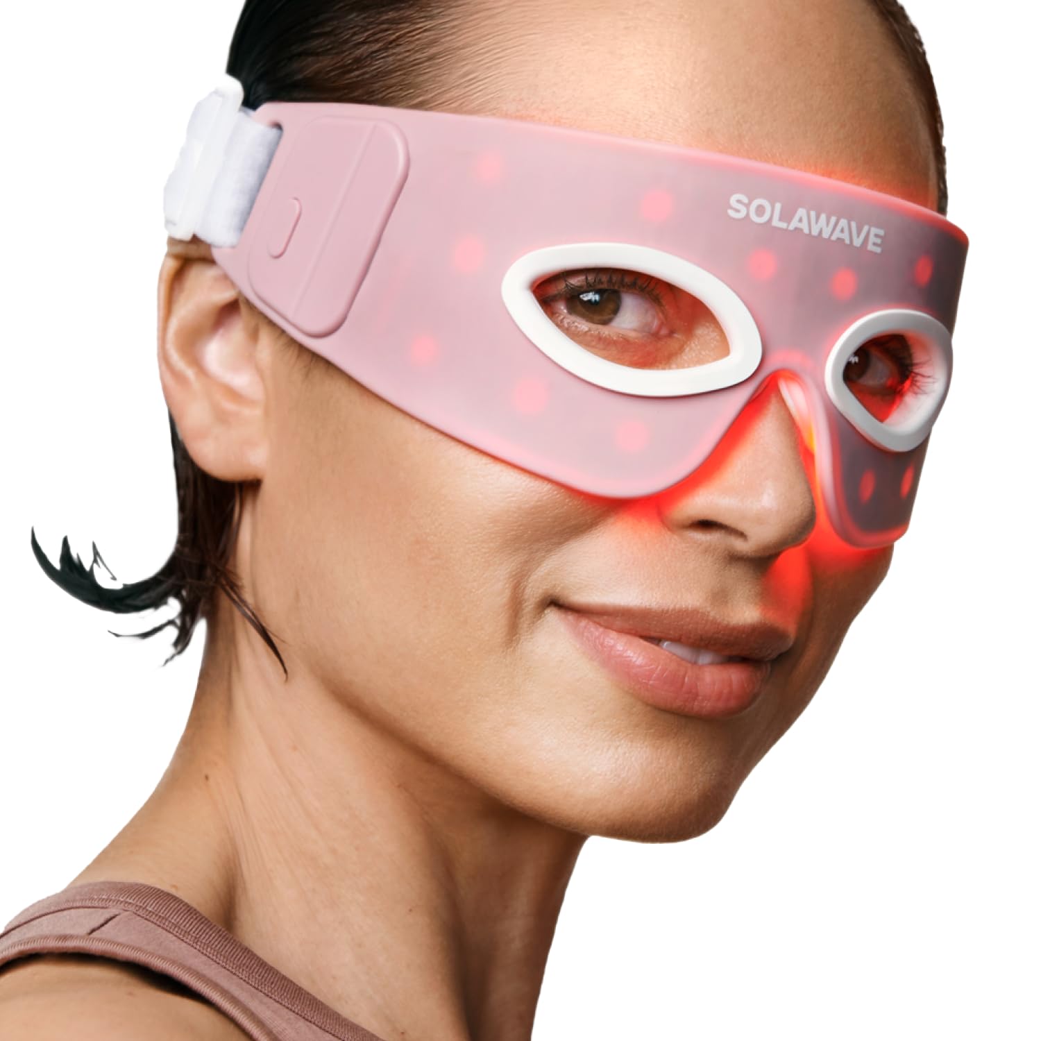 Photo 1 of Solawave Eye Recovery Pro | FDA Cleared Red and Infrared Light Therapy for Under-Eye Wrinkles, Forehead Lines, 11s, Crow's Feet, Dark Circles | Anti-Aging Eye Mask with Hands-Free Light