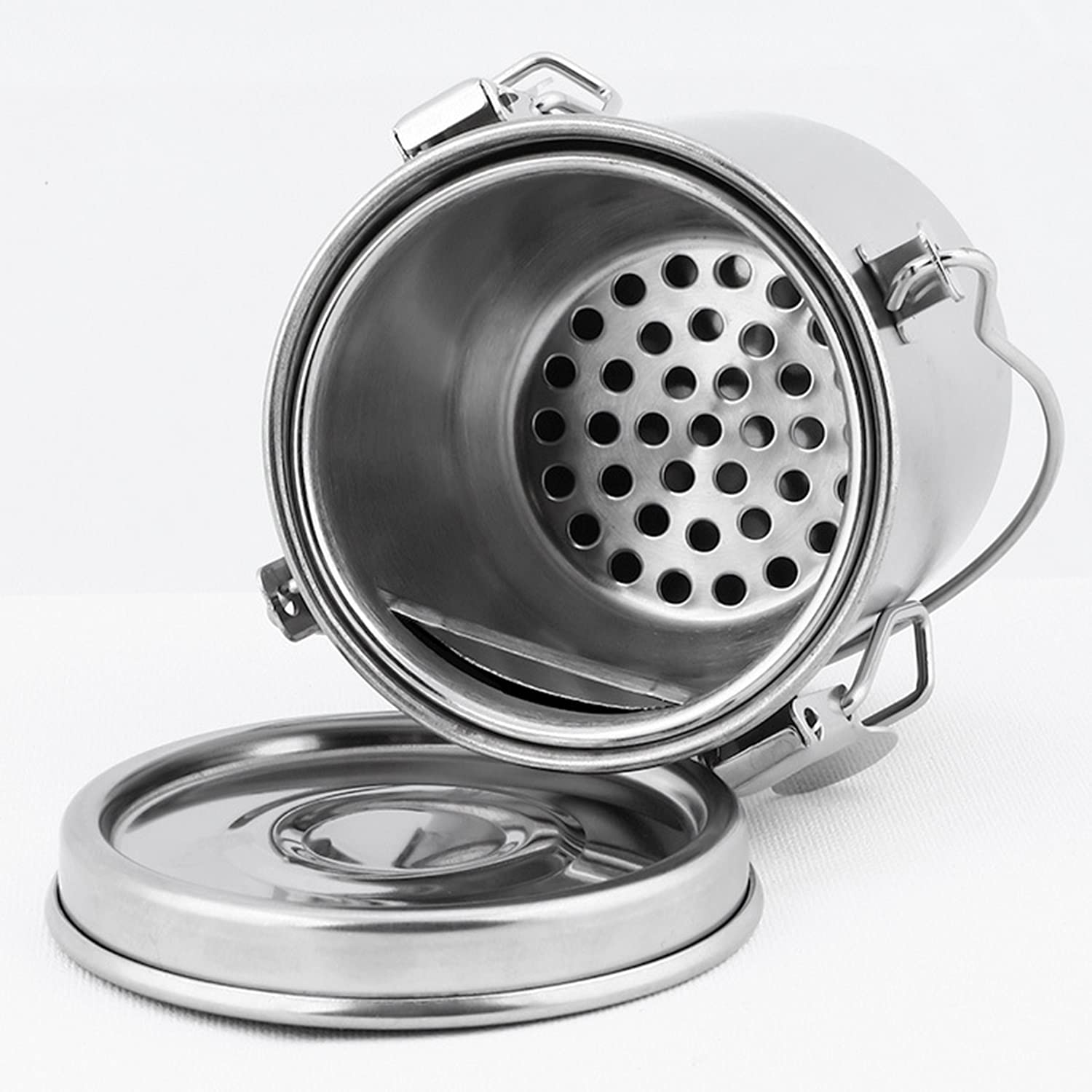 Tosnail Stainless Steel Leak-Proof Paint Brush Washer with Removable Filter Screen - Small