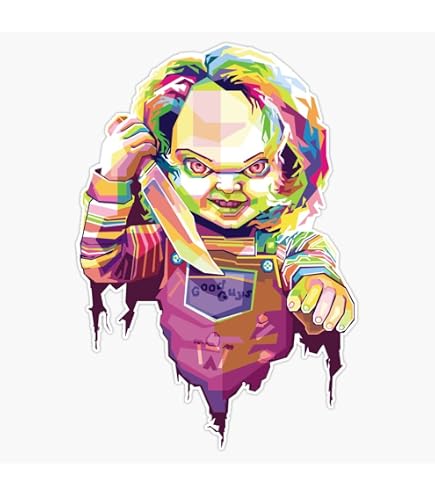 Amazon.com: Chucky in Vector Art Style Bumper Sticker Vinilo