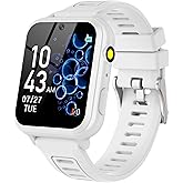 Phyulls Kids Smart Watch Gift for Girls Age 4-12, Smart Watch for Kids with 39 Games HD Touch Screen Watches Camera Video Music Pedometer Flashlight Educational Toys Birthday Gifts for Girls