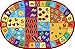 Furnish my Place 740 ABC with Numbers ABC Area Rug for Kids | Educational Alphabet Letter & Numbers | Nurseries Kindergarten | Play Area | Multicolor (4'4