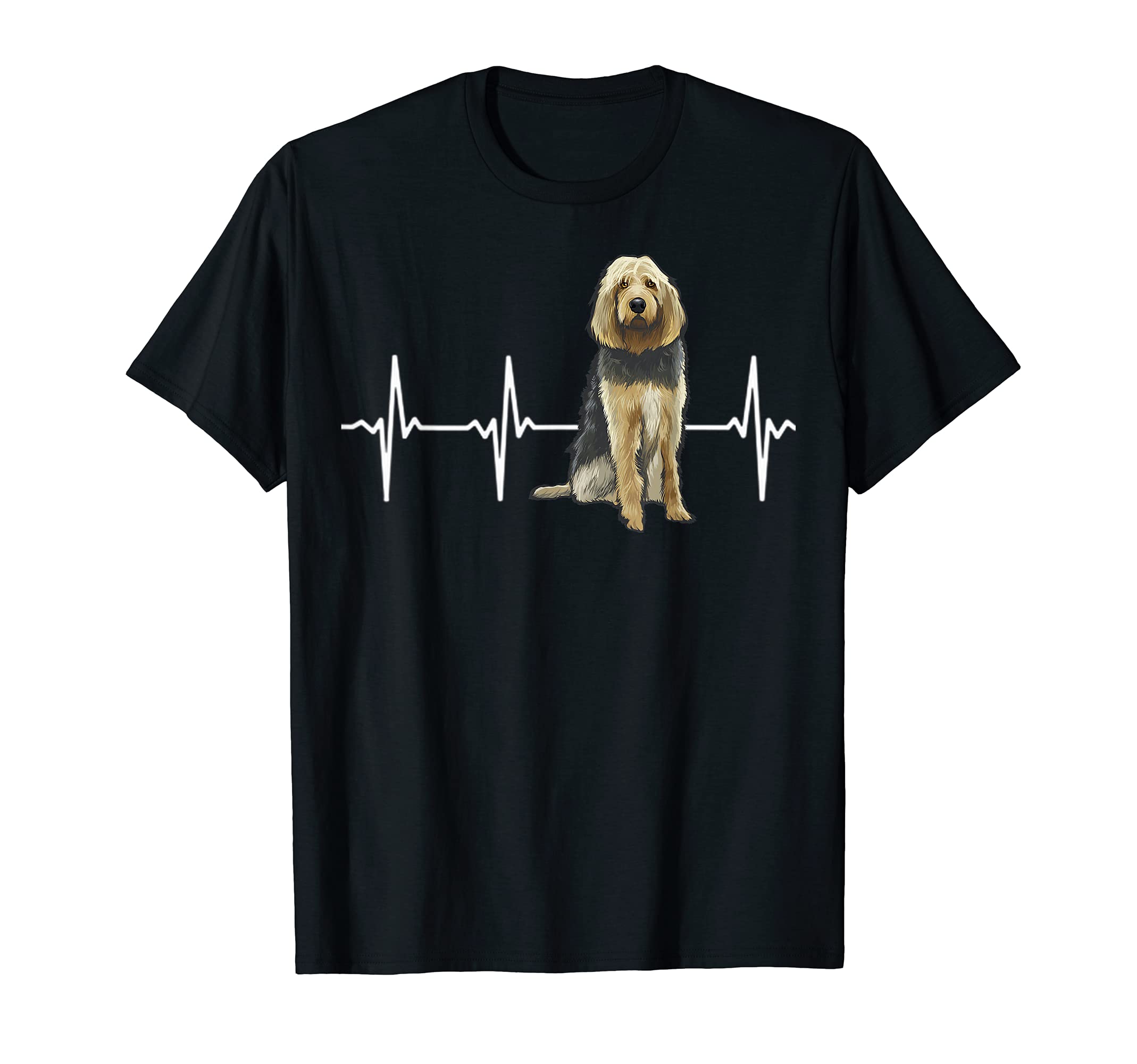 Otterhound Heartbeat Dog Lover T-Shirt