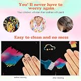 Mocoosy 60Pcs Scratch Art Paper Kids Rainbow Doodle Pads Kit with Stencils view 4