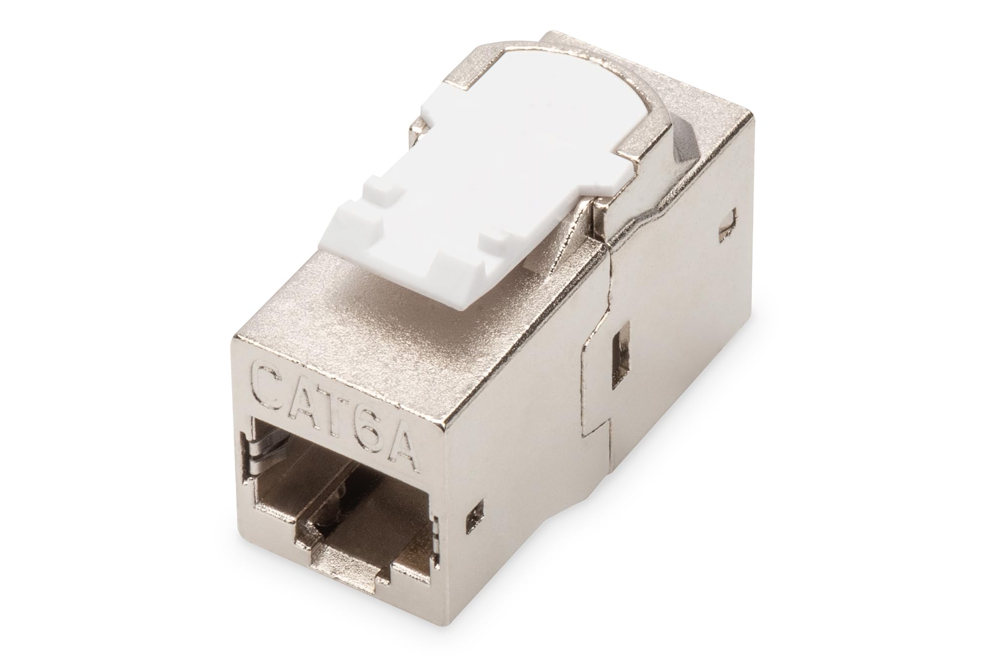 DIGITUS Keystone Coupling Cat-6a Shielded - 2x RJ45 jack - 500 MHz 10G Base-T Class EA - Metal enclosure — image 1