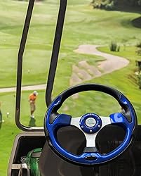 Universal Racing Steering Wheel for Golf Cart, EZGO