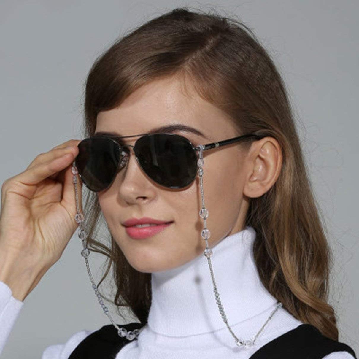 Decorative Beaded Sunglasses Cord Glasses Holder Fashion Glasses Neck Strap Eyeglass Chains Eyeglass String Rope