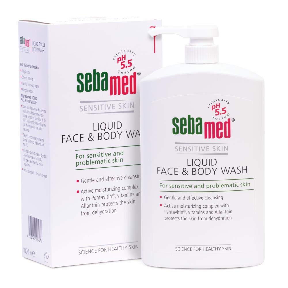 Sebamed Liquid Face And Body Wash 1000ml