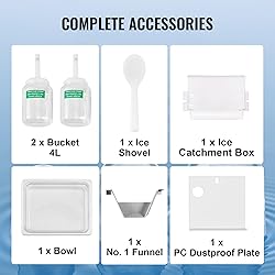 VEVOR Commercial Snowflake Ice Machine, 397LBS/24H