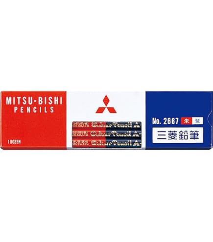 Amazon.com : Mitsubishi Pencil No. 2637 Colored Pencils, Red