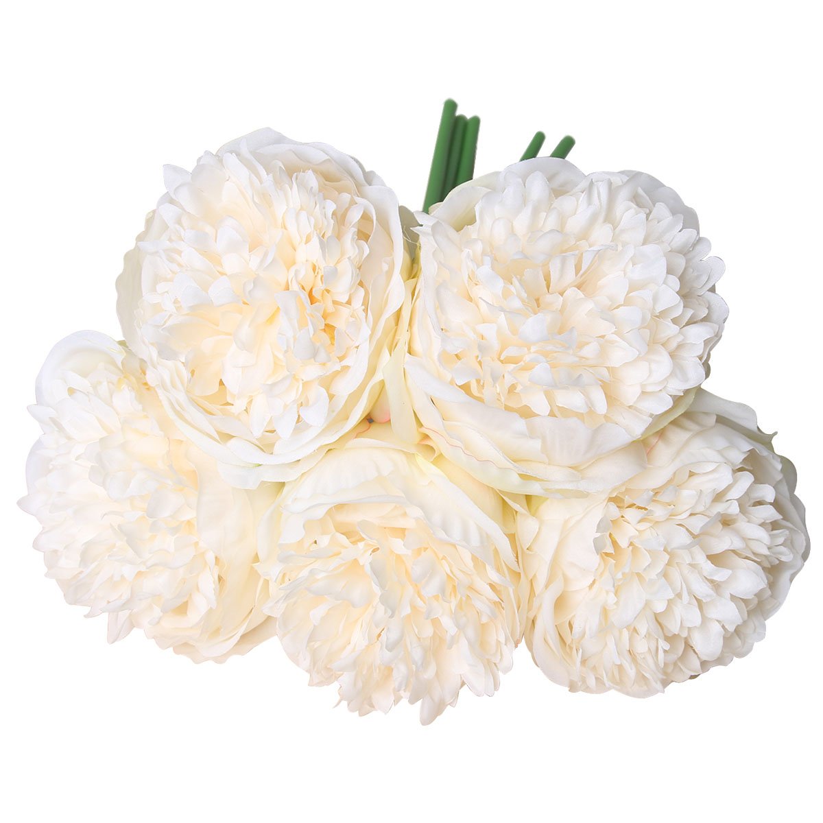 StarLifey Artificial Peony Flowers Bouquet Silk Plastic Royalty Peonies