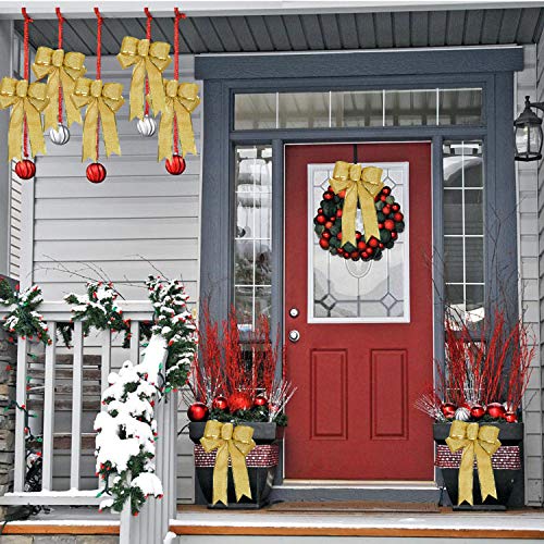 6 Lvydec+Pack+Glitter+Christmas+Decoration