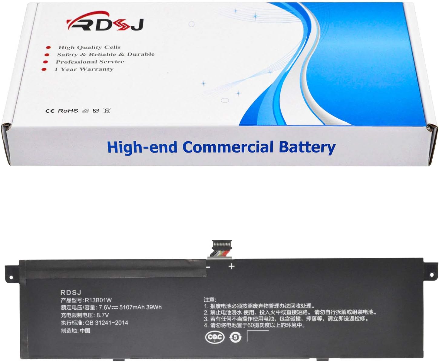 R13b01w R13b02w Laptop Battery Compatible Xiaomi Mi Air 13 3 Series Tablet 7 6v 39wh Computers Accessories Amazon Com