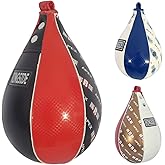 Ringside Apex Boxing Speed Bag - Premium Synthetic Leather Punching Ball, Multiple Sizes & Colors, Ideal for Hand-Eye Coordination, Training Equipment for Fighters