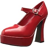 Ellie Shoes Women's 557-Eden Platform Sandal, Red, 11 M US