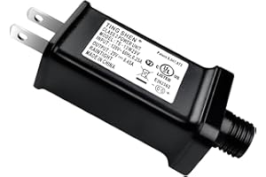 NEHBUJIN 29V 0.45A 13W Class 2 Power Unit Model TS-13W29V LED Transformer Raintight IP44 US Plug Adapter, Seasonal-Use LED Driver for Ting Shen Replacement Parts String Light, Holiday Lighting (TS-13W29V)