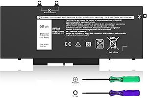UOROLBMY New 3HWPP Laptop Battery Replacement for Dell Latitude 5410 5401 5510 5501 5511 5411 Precision 3541 3551 Inspiron 17 7500/7506 2-in-1 Inspiron 7706 2-in-1 Fits 10X1J N2NLL 1VY7F 451-BCMN 15.2V 68Wh