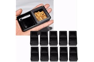 10Pcs Anti-Spill Double Reptile Food and Water Feeding Bowl for Tortoise, Gecko, Snakes, Lizard, Amphibians