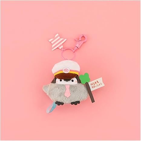 Amazon Co Jp キーホルダー 9cmペンギンぬいぐるみぬいぐるみペンギンリトル人形スクールバッグのペンダントキーホルダーぬいぐるみオーナメント恋人かわいいです Color White Hat ホーム キッチン
