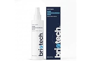 BRIOTECH Pure Hypochlorous Acid Spray and Cleanser, Original Premium HOCl Topical Solution, Multi-Purpose Cleaner, Family Approved & Pet Friendly, 8 fl oz