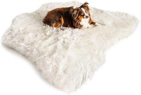 memory foam faux fur dog bed