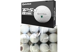 TaylorMade 1-Dozen TP5 & TP5x MySymbol Pix Logo Overrun Practice Golf Balls - Made in USA