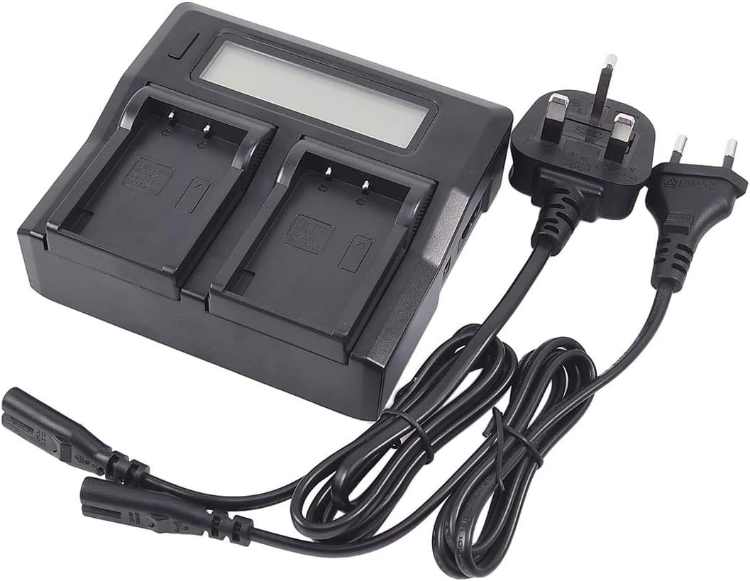 DSTE 1.5A Fast Charging Dual Battery Compatible for OLYMPUS BLS-5 BLS-1 PS-BLS5 PS-BLS1